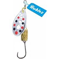 Rublex - Pack de 5 Cucharillas de Pesca C-Turbo-2 APRN | Cebo Artificial de Pesca con Anzuelo Simple sin Muerte- Sistema…